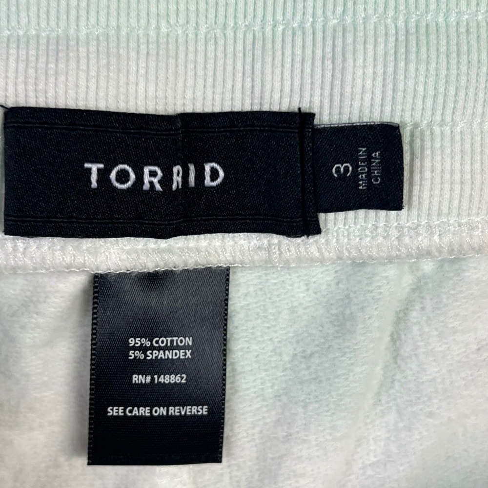 Torrid Tie Dye Jogger Pants 3X 22/24 Pastel Rainbow Drawstring Cotton Blend New - Picture 5 of 8